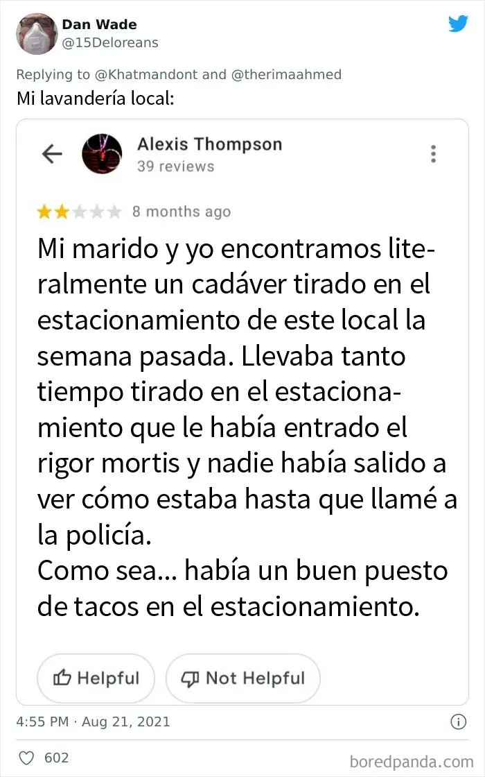 El drama en las reseñas de Google es absolutamente insuperable": En este hilo comparten las reseñas más salvajes