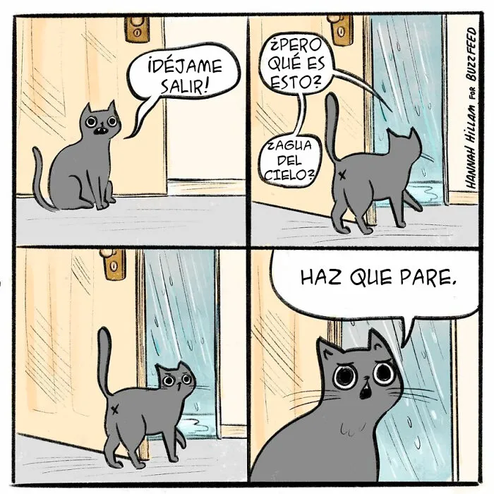 Esta artista ilustra cómo es vivir con gatos y un niño en estos 15 cómics (nuevas imágenes)