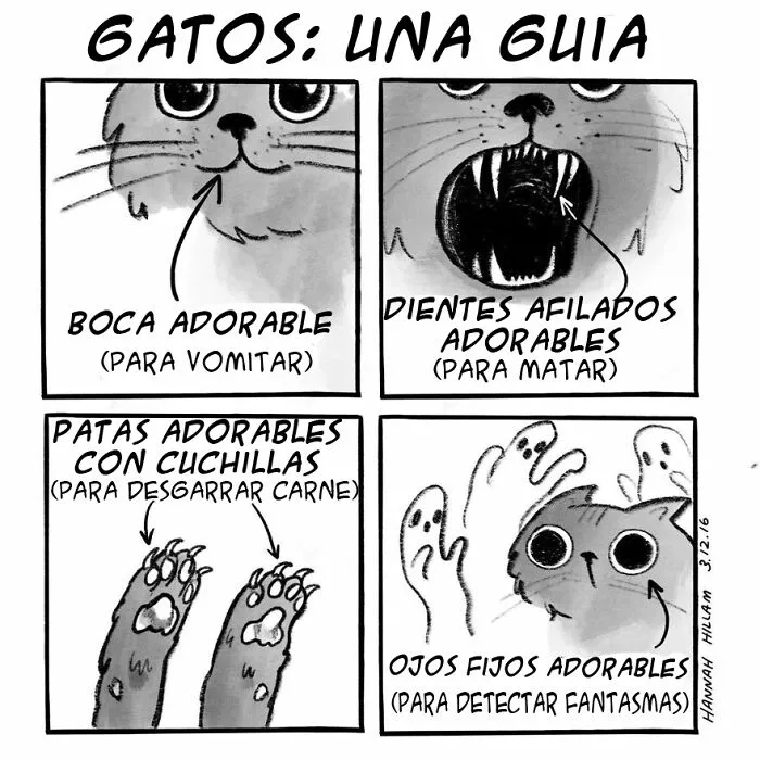 Esta artista ilustra cómo es vivir con gatos y un niño en estos 15 cómics (nuevas imágenes)