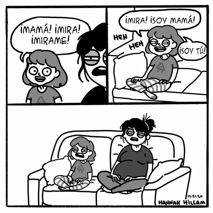 Esta artista ilustra cómo es vivir con gatos y un niño en estos 15 cómics (nuevas imágenes)
