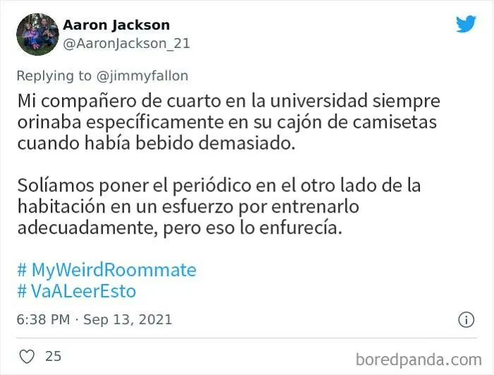 20 Historias extrañas y vergonzosas de compañeros de piso compartidas en el reto de Jimmy Fallon