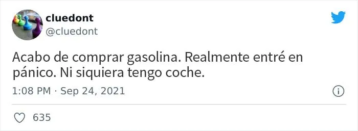 18 Bromas y memes divertidos de Twitter sobre el pánico por la escasez de gasolina en Reino Unido