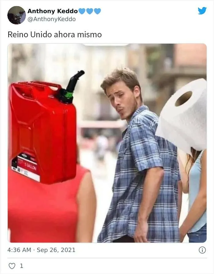 18 Bromas y memes divertidos de Twitter sobre el pánico por la escasez de gasolina en Reino Unido