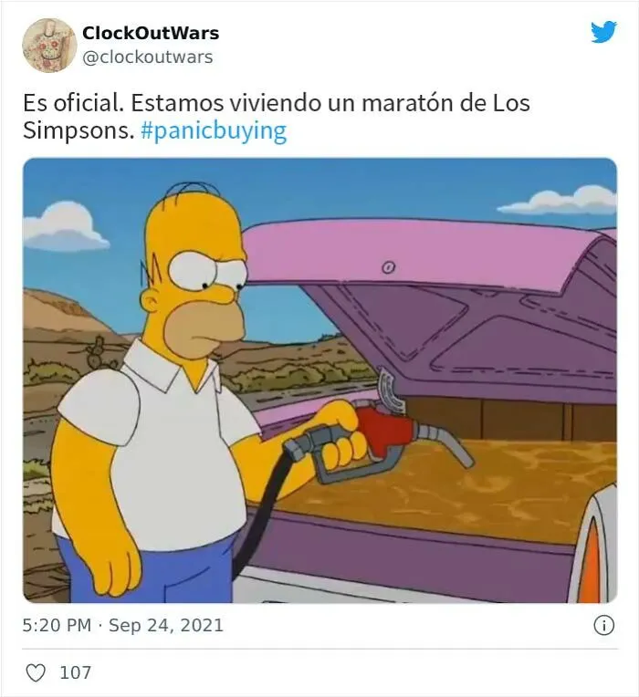 18 Bromas y memes divertidos de Twitter sobre el pánico por la escasez de gasolina en Reino Unido