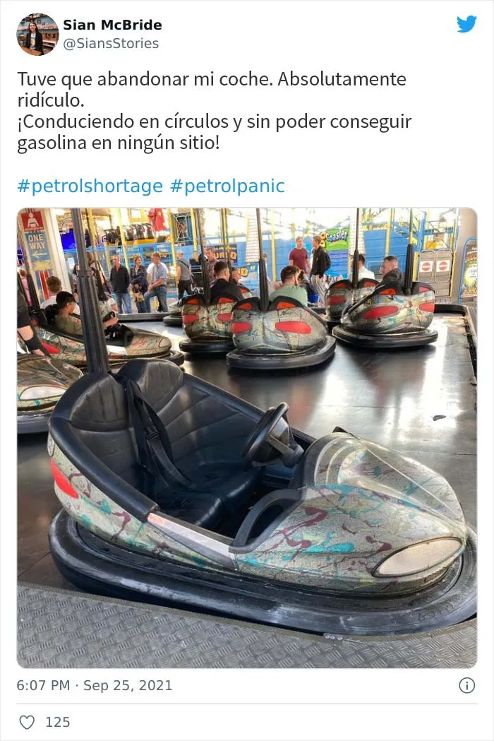 18 Bromas y memes divertidos de Twitter sobre el pánico por la escasez de gasolina en Reino Unido