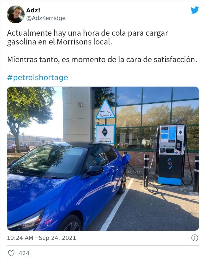 18 Bromas y memes divertidos de Twitter sobre el pánico por la escasez de gasolina en Reino Unido