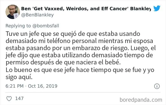 20 Jefes completamente insensibles y horribles con sus subalternos, como muestran estos empleados