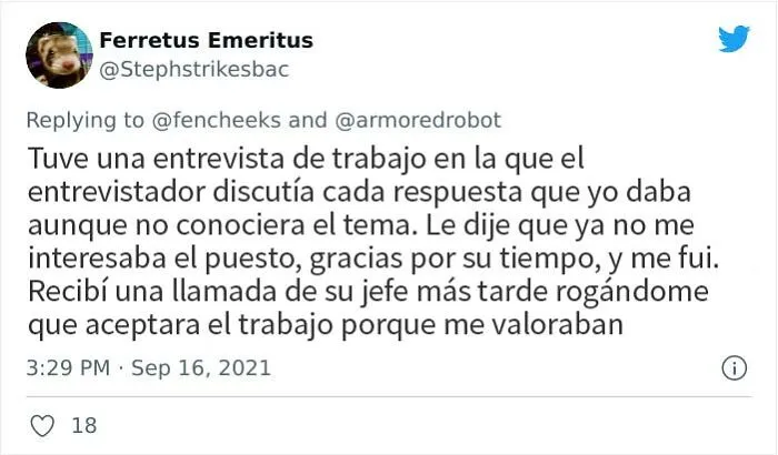 18 Terribles historias de entrevistas de trabajo que no fueron bien