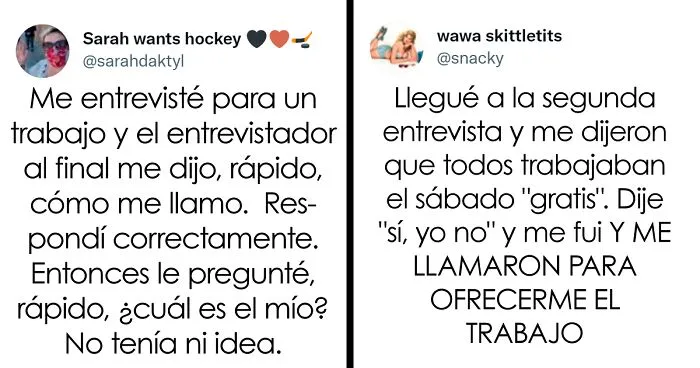 18 Terribles historias de entrevistas de trabajo que no fueron bien