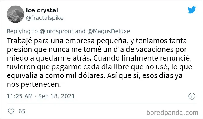 Estas 20 personas pidieron días libres en el trabajo, pero se les respondió con una terrible ignorancia