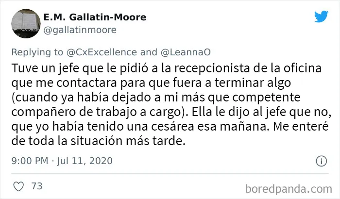 Estas 20 personas pidieron días libres en el trabajo, pero se les respondió con una terrible ignorancia