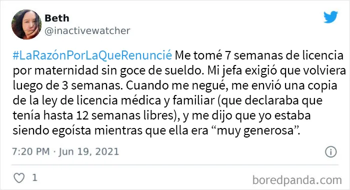 Estas 20 personas pidieron días libres en el trabajo, pero se les respondió con una terrible ignorancia