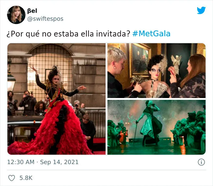 15 Divertidísimas reacciones de Twitter sobre la Gala Met de 2021