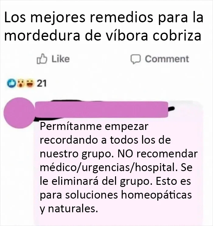 Al parecer, hay un remedio casero para todo, de lo contrario está prohibido