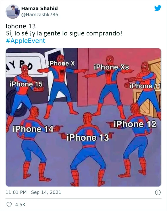 La gente en internet critica el nuevo iPhone 13, y aquí tienes las 18 publicaciones más divertidas al respecto