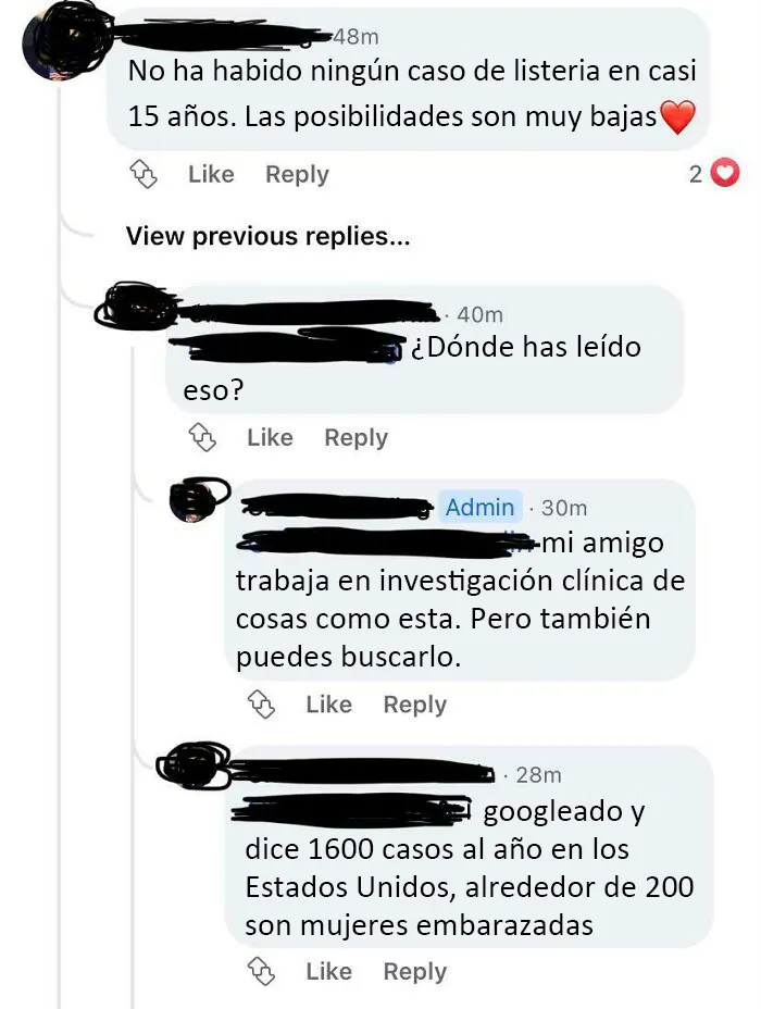 En un post sobre no lavar la ensalada de col en bolsa