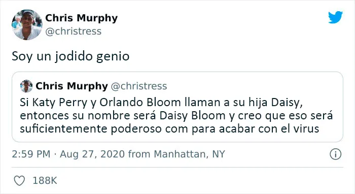 Este tipo acertó con el nombre de la hija recién nacida de Katy Perry y Orlando Bloom