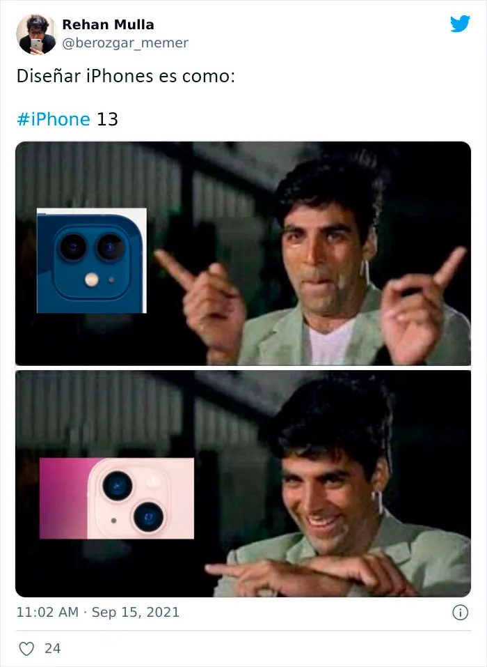 La gente en internet critica el nuevo iPhone 13, y aquí tienes las 18 publicaciones más divertidas al respecto