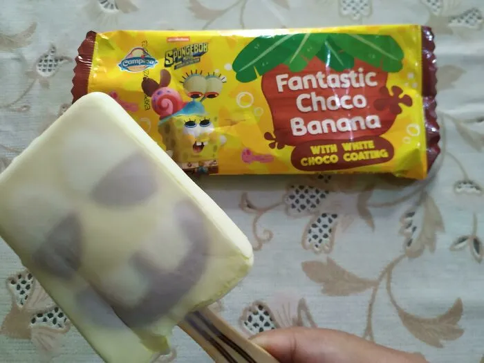 Supuesto Helado De Bob Esponja. Al Menos Estaba Rico