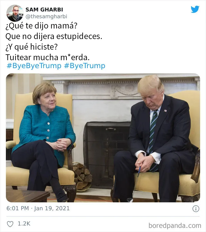 20 Tuits salvajes que muestran cómo celebró la gente el último día de Trump como presidente