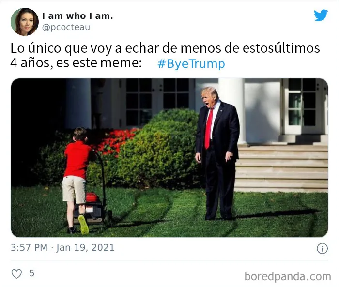 20 Tuits salvajes que muestran cómo celebró la gente el último día de Trump como presidente