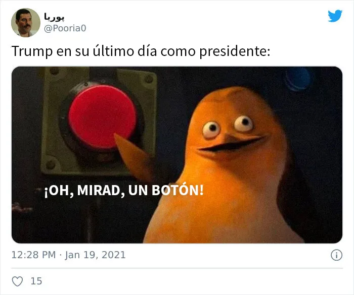 20 Tuits salvajes que muestran cómo celebró la gente el último día de Trump como presidente