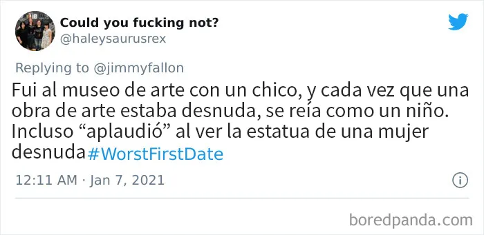 20 Historias de las peores primeras citas que la gente envió para el desafío de Jimmy Fallon