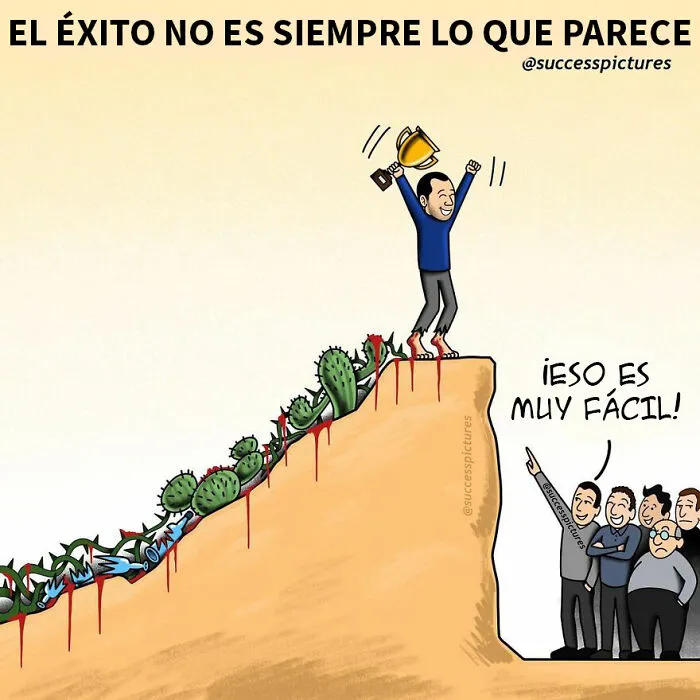20 Ilustraciones de "Success Pictures" que te proporcionarán motivación