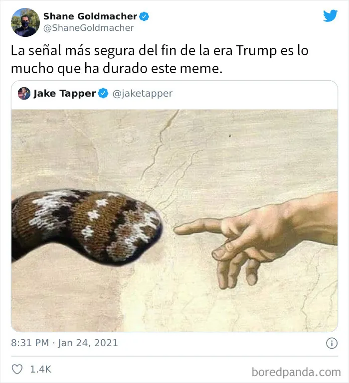 La gente celebra la transición de Trump a Biden con 20 divertidos memes