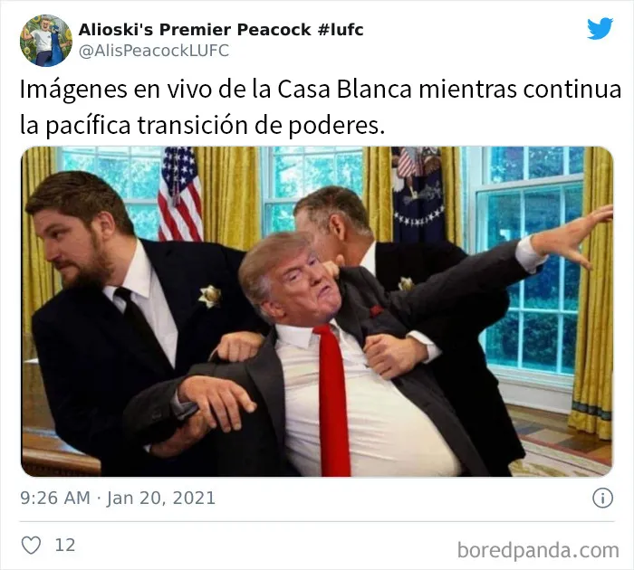 La gente celebra la transición de Trump a Biden con 20 divertidos memes