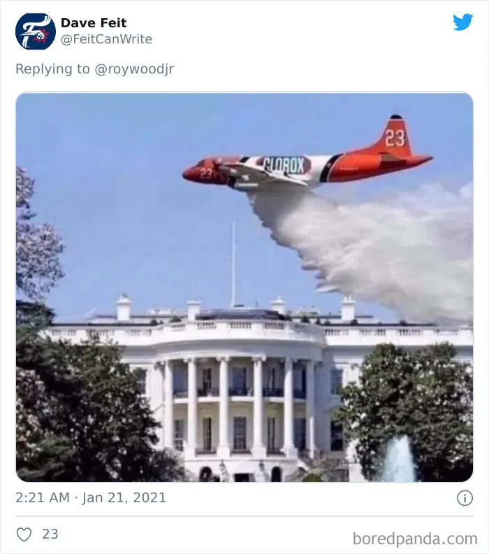 La gente celebra la transición de Trump a Biden con 20 divertidos memes