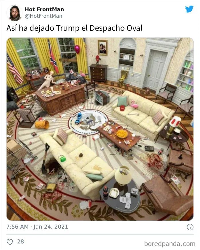 La gente celebra la transición de Trump a Biden con 20 divertidos memes