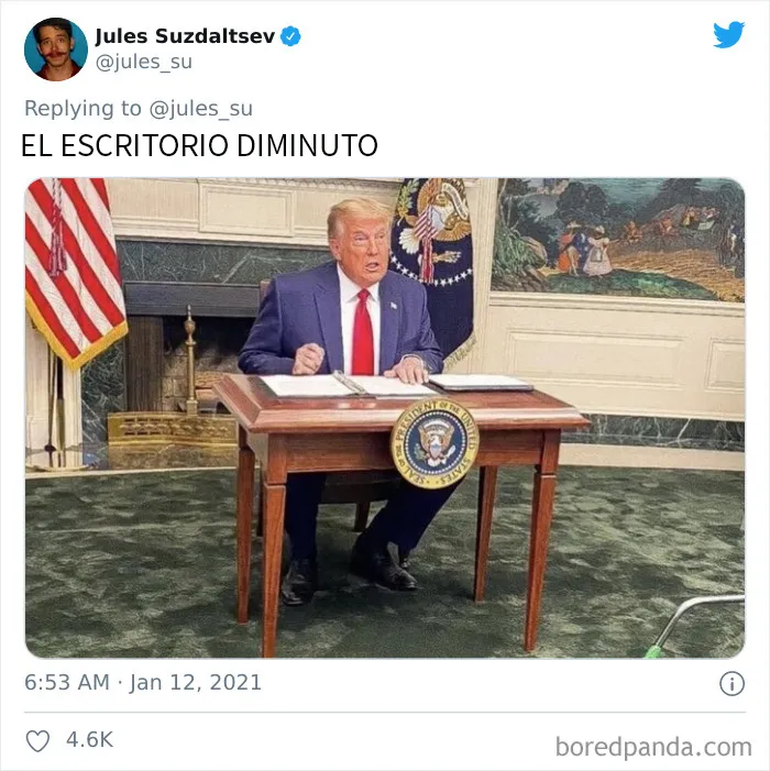 Este hombre nos recuerda 20 cosas estúpidas que hizo Trump en los últimos 4 años que seguramente habíamos olvidado