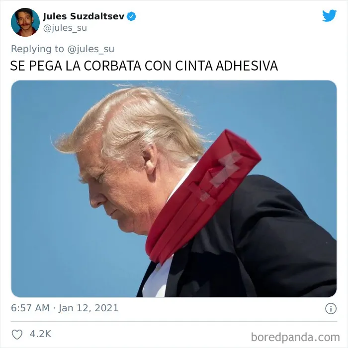 Este hombre nos recuerda 20 cosas estúpidas que hizo Trump en los últimos 4 años que seguramente habíamos olvidado