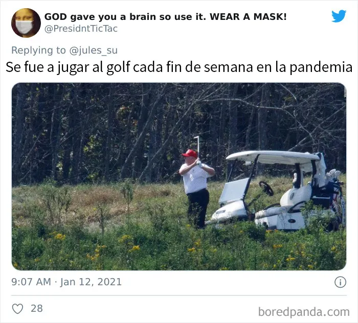 Este hombre nos recuerda 20 cosas estúpidas que hizo Trump en los últimos 4 años que seguramente habíamos olvidado
