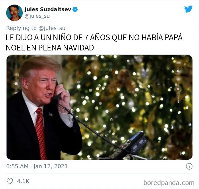 Este hombre nos recuerda 20 cosas estúpidas que hizo Trump en los últimos 4 años que seguramente habíamos olvidado