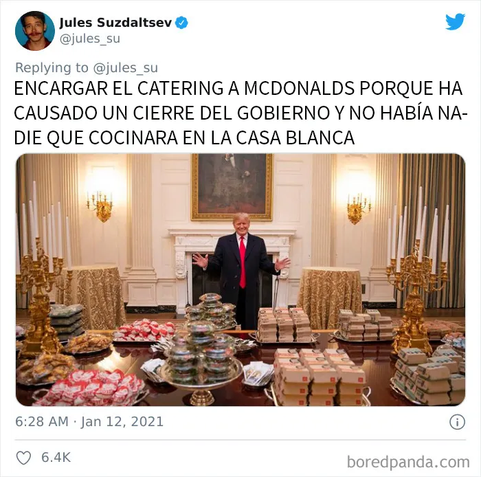 Este hombre nos recuerda 20 cosas estúpidas que hizo Trump en los últimos 4 años que seguramente habíamos olvidado