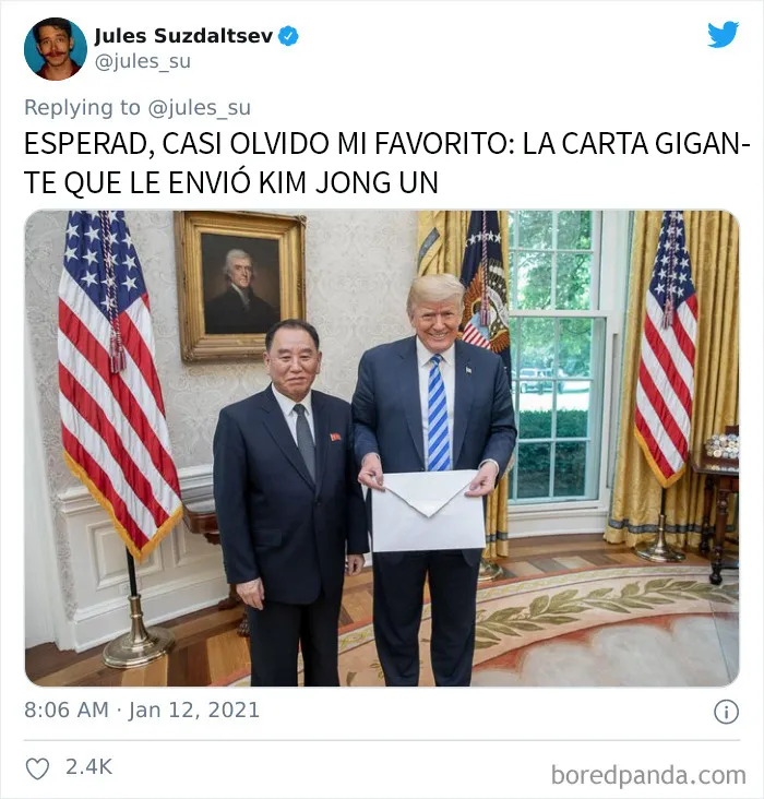 Este hombre nos recuerda 20 cosas estúpidas que hizo Trump en los últimos 4 años que seguramente habíamos olvidado