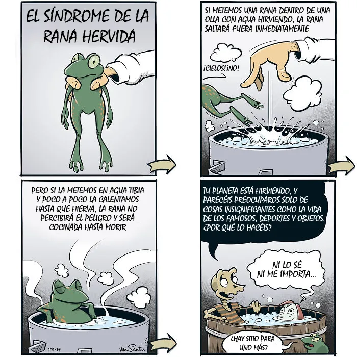 Este dibujante crea comics sobre una chica en el Más Allá (15 comics)