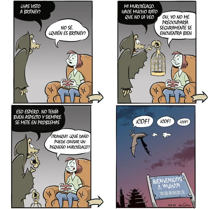 Este dibujante crea comics sobre una chica en el Más Allá (15 comics)