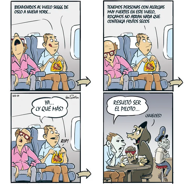 Este dibujante crea comics sobre una chica en el Más Allá (15 comics)