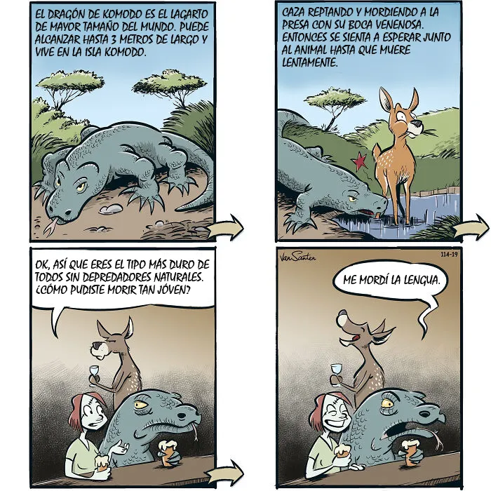 Este dibujante crea comics sobre una chica en el Más Allá (15 comics)