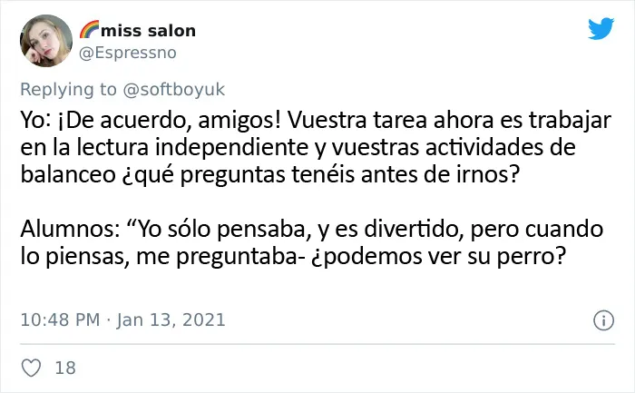 20 Estudiantes que hicieron reír a sus profesores con las preguntas más divertidas vía Zoom