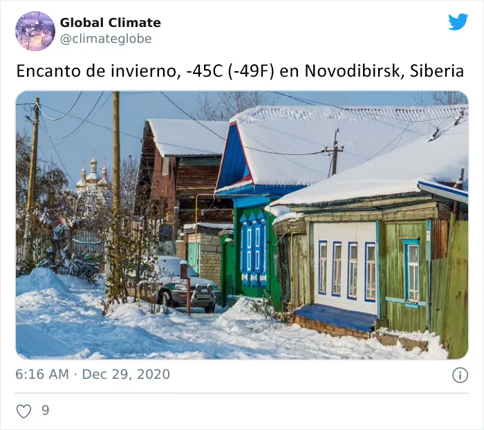 30 imágenes que muestran el increíble frío que hace en Rusia ahora mismo