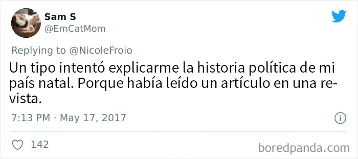 20 Mujeres comparten los mansplainings más obvios que les han hecho los hombres