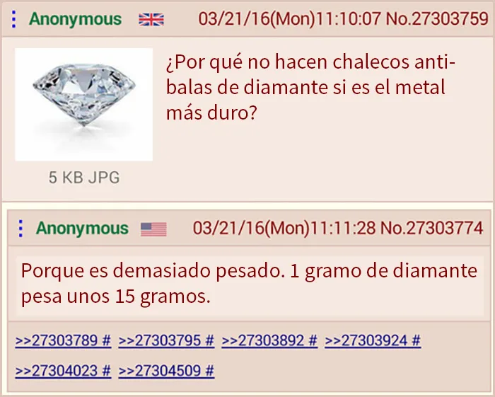 Los Diamantes Pesan Más Que Los Diamantes