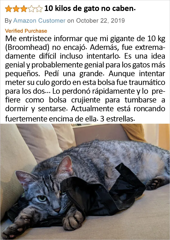Me entristece informar que mi gigante de 10 kg (Broomhead) no encajó