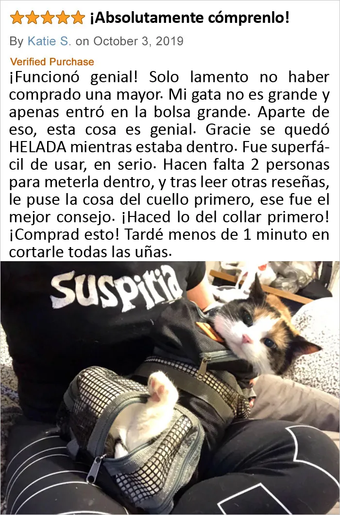 Fueron necesarias 2 personas para encajarla dentro