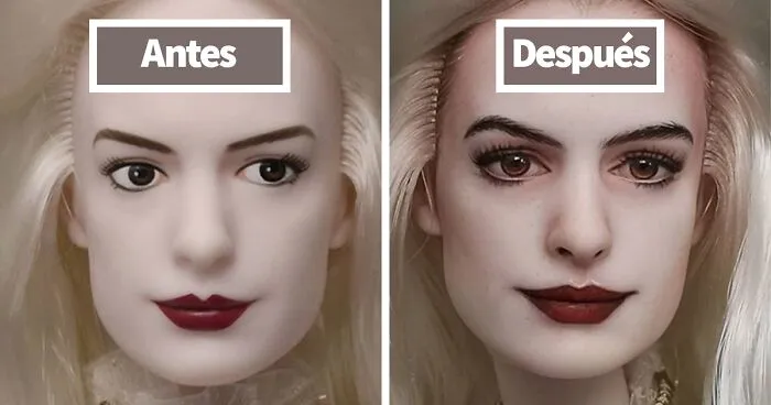 Este artista repinta las muñecas de forma más realista