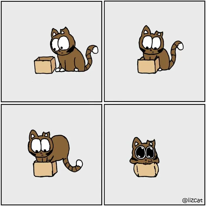 Este artista resume su vida con un gato en 20 cómics